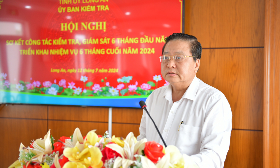 Sơ kết công tác kiểm tra, giám sát và kỷ luật Đảng 6 tháng đầu năm 2024