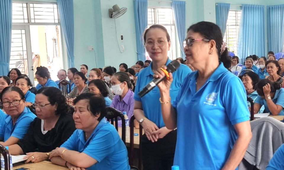 Hội Liên hiệp Phụ nữ Thành phố Tân An tổ chức toạ đàm về bình đẳng giới 