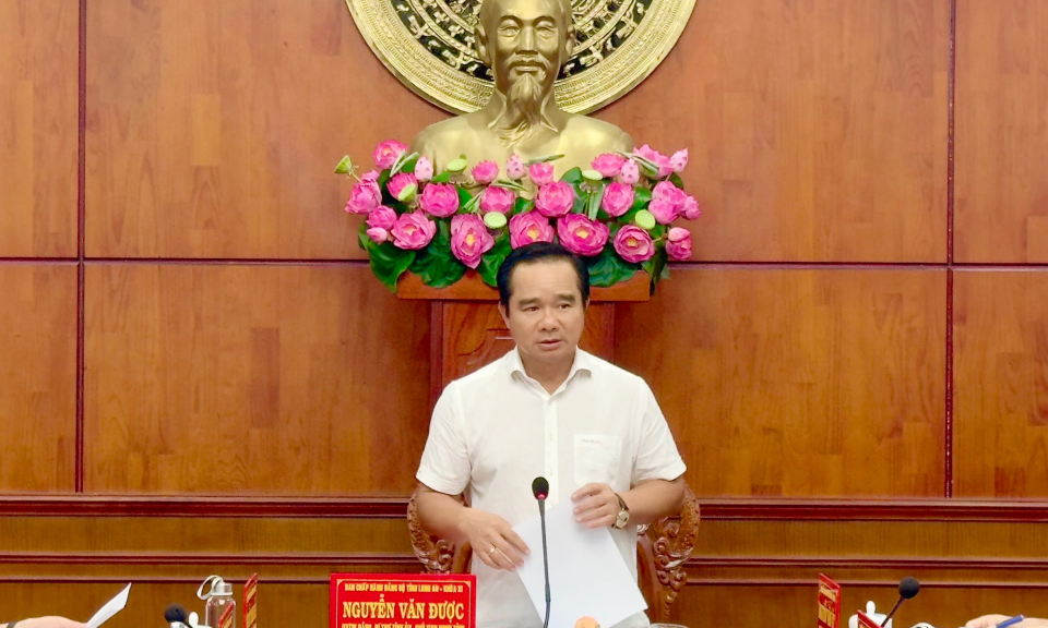 Ban Thường vụ Tỉnh uỷ ý kiến về công tác chuẩn bị Đại hội đại biểu Mặt trận Tổ quốc tỉnh