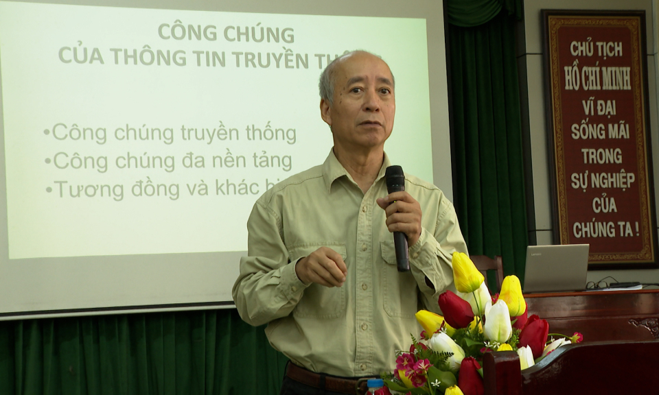 Tập huấn nâng cao năng lực quản lý Nhà nước về báo chí