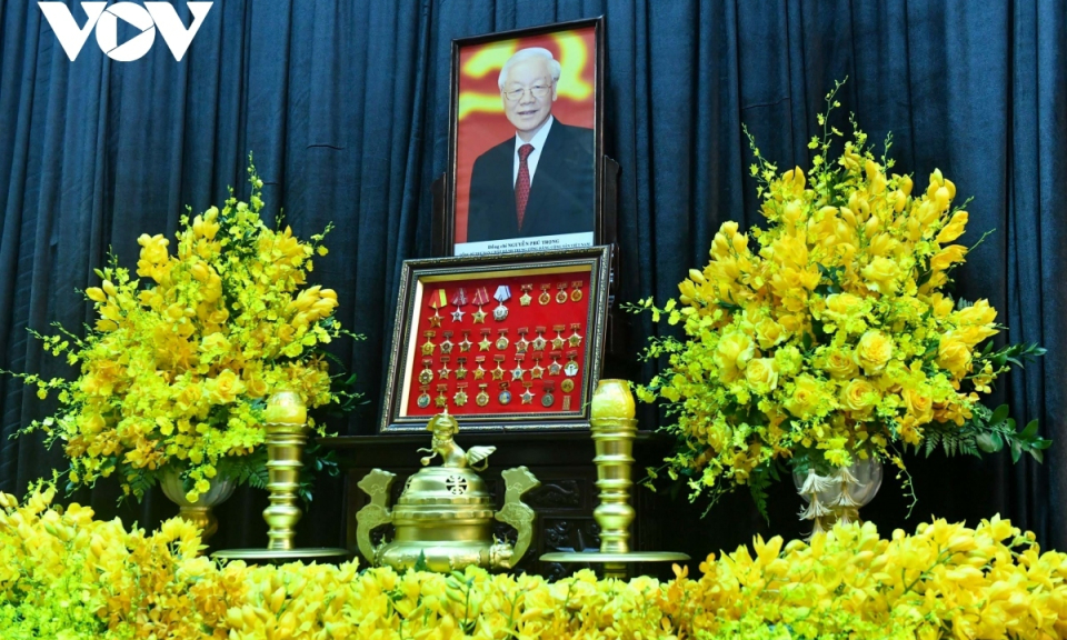 Hơn 252.000 lượt người đến viếng Tổng Bí thư Nguyễn Phú Trọng