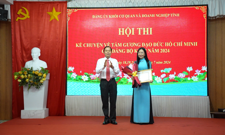 Bế mạc Hội thi Kể chuyện về tấm gương đạo đức Hồ Chí Minh cấp Đảng bộ Khối Cơ quan và Doanh nghiệp