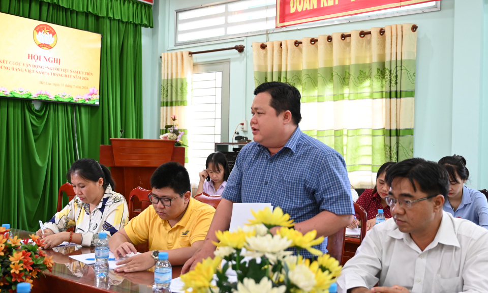 Bến Lức đánh giá kết quả cuộc vận động “Người Việt Nam ưu tiên dùng hàng Việt Nam”
