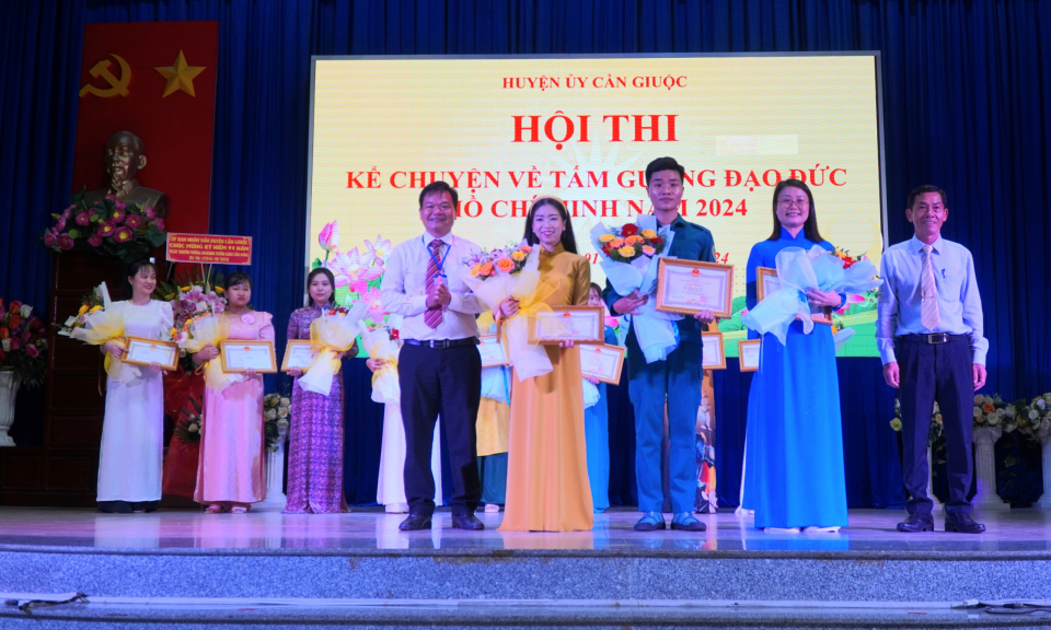 Cần Giuộc: Hội thi kể chuyện tấm gương đạo đức Hồ Chí Minh năm 2024