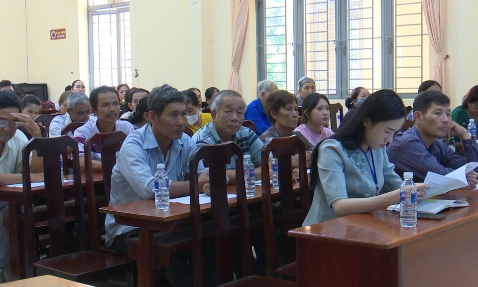 Vĩnh Hưng tập huấn tuyên truyền phổ biến kiến thức về sản xuất nông nghiệp hữu cơ trên cây lúa
