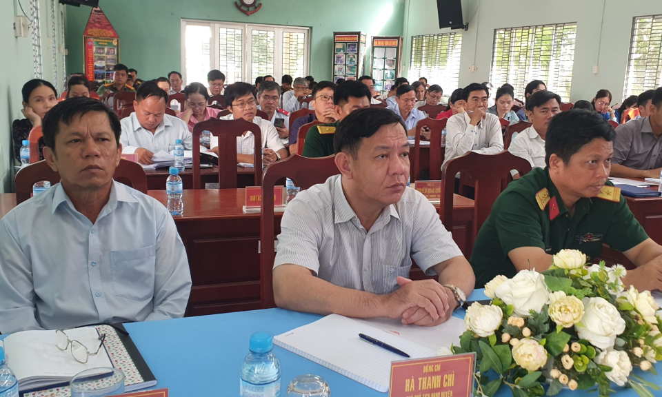 Huyện Tân Thạnh tập huấn khu vực phòng thủ năm 2024