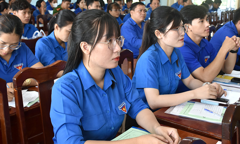 Tân Thạnh tập huấn nghiệp vụ công tác Đoàn - Hội