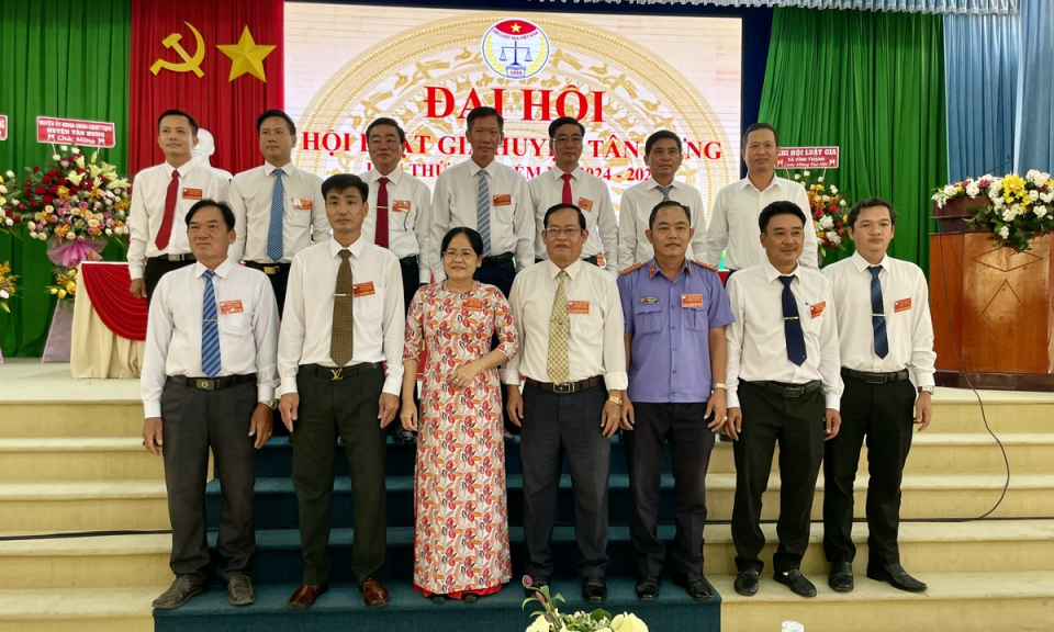 Tân Hưng tổ chức Đại hội Hội Luật gia huyện lần thứ IV, nhiệm kỳ 2024 - 2029