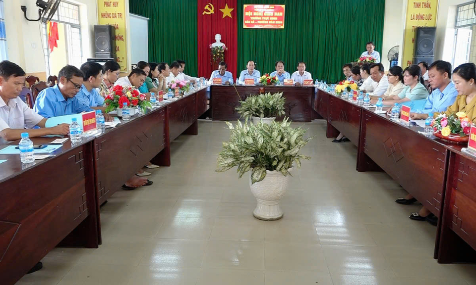 Kiến Tường: Hội nghị trao đổi kinh nghiệm hoạt động Thường trực Hội đồng Nhân dân