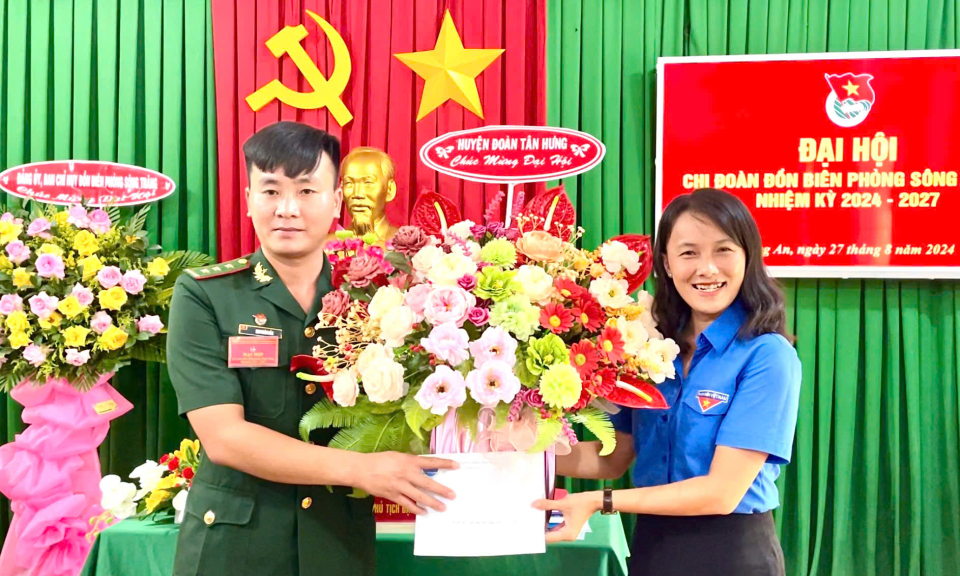 Đại hội Chi đoàn Đồn Biên phòng Sông Trăng, nhiệm kỳ 2024 - 2027