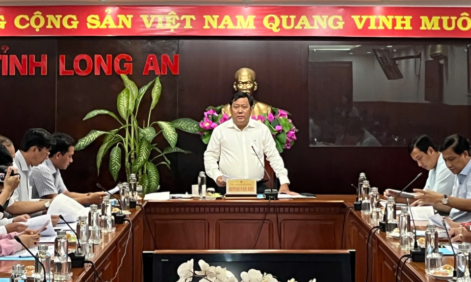 Họp Ban tổ chức và Hội đồng Bình chọn danh hiệu Công dân trẻ tiêu biểu tỉnh Long An năm 2024
