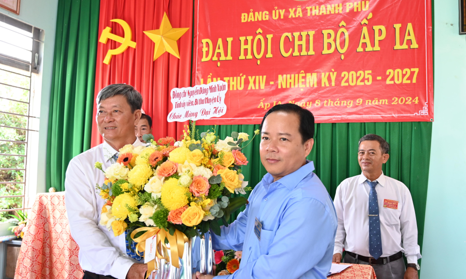  Đại hội Chi bộ Ấp 1A, xã Thanh Phú, huyện Bến Lức nhiệm kỳ 2025 - 2027