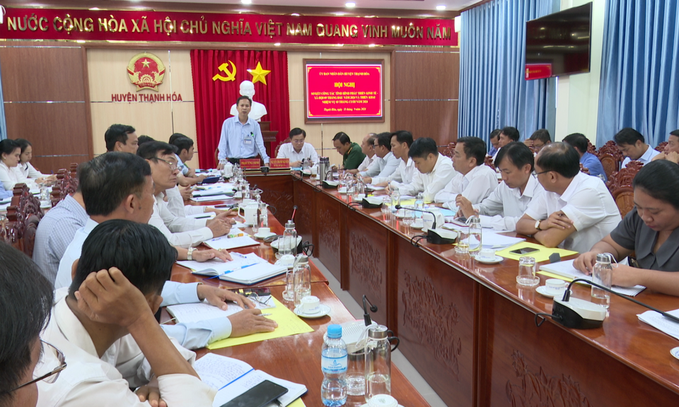 Thạnh Hóa triển khai nhiệm vụ những tháng cuối năm 2024