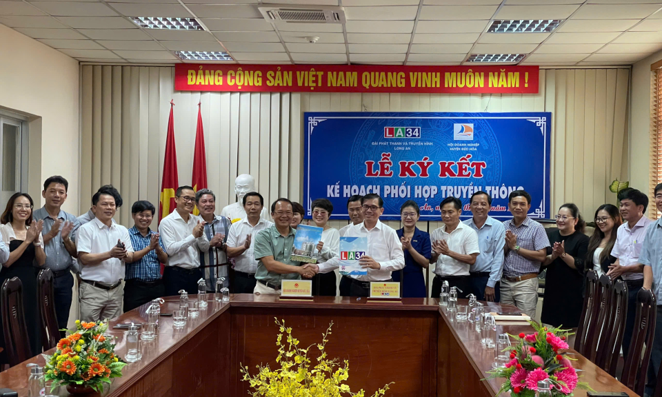 Đài Phát thanh và Truyền hình Long An đồng hành cùng Hội Doanh nghiệp huyện Đức Hòa