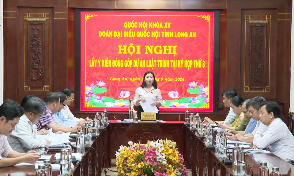 Đoàn đại biểu Quốc hội tỉnh lấy ý kiến góp ý 3 dự án Luật 