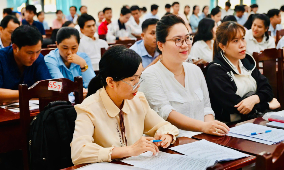 Bến Lức: Khai mạc kỳ thi công chức cấp xã năm 2024
