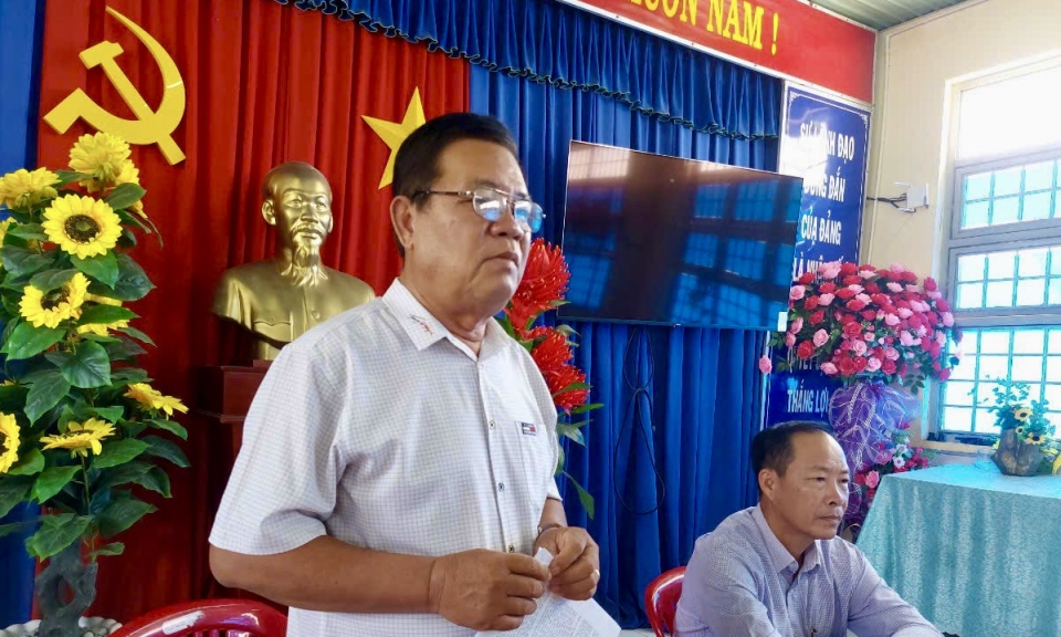 Tân Hưng tăng cường kiểm tra, giám sát công tác phòng, chống tham nhũng, tiêu cực