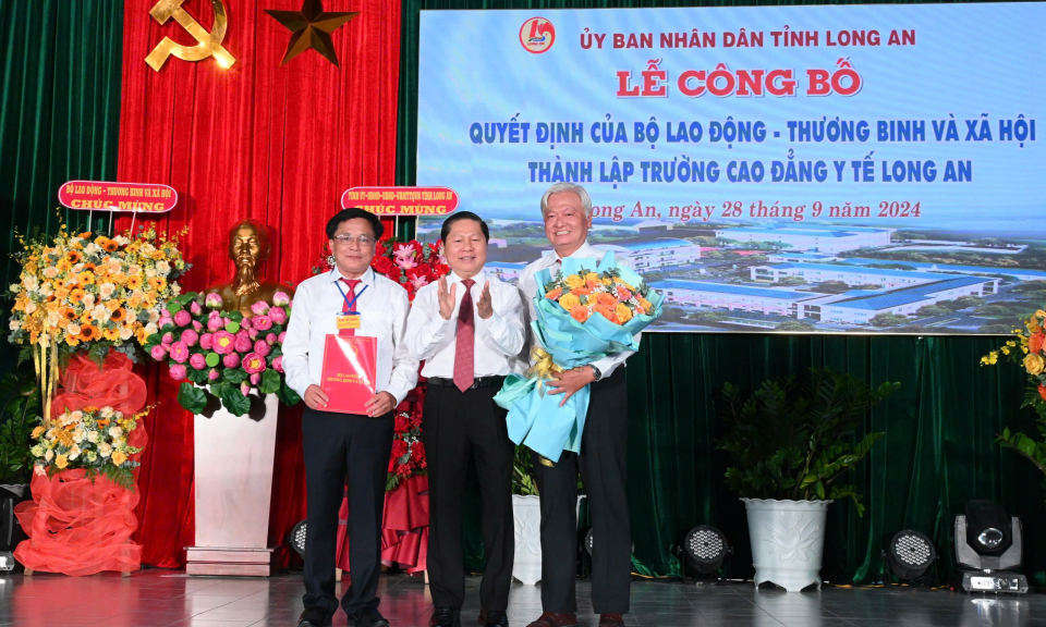 Công bố thành lập trường Cao đẳng y tế Long An