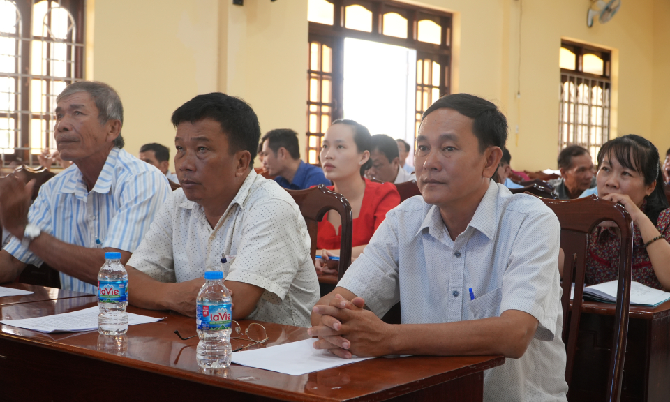 Tân Trụ tập huấn cập nhật bộ chỉ số theo dõi - đánh giá nước sạch nông thôn 