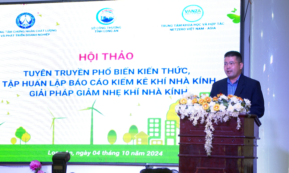 Hội thảo tuyên truyền, tập huấn kiểm kê khí nhà kính