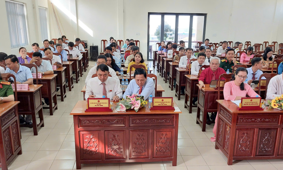 HĐND huyện Châu Thành tổ chức kỳ họp lần thứ 19