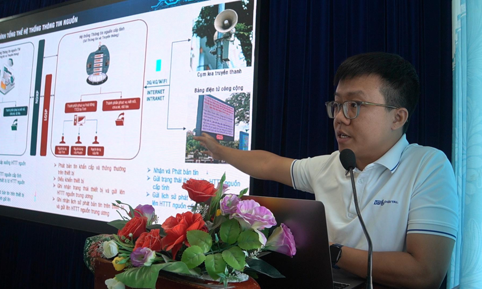 Mộc Hóa tập huấn sử dụng hệ thống thông tin nguồn của tỉnh