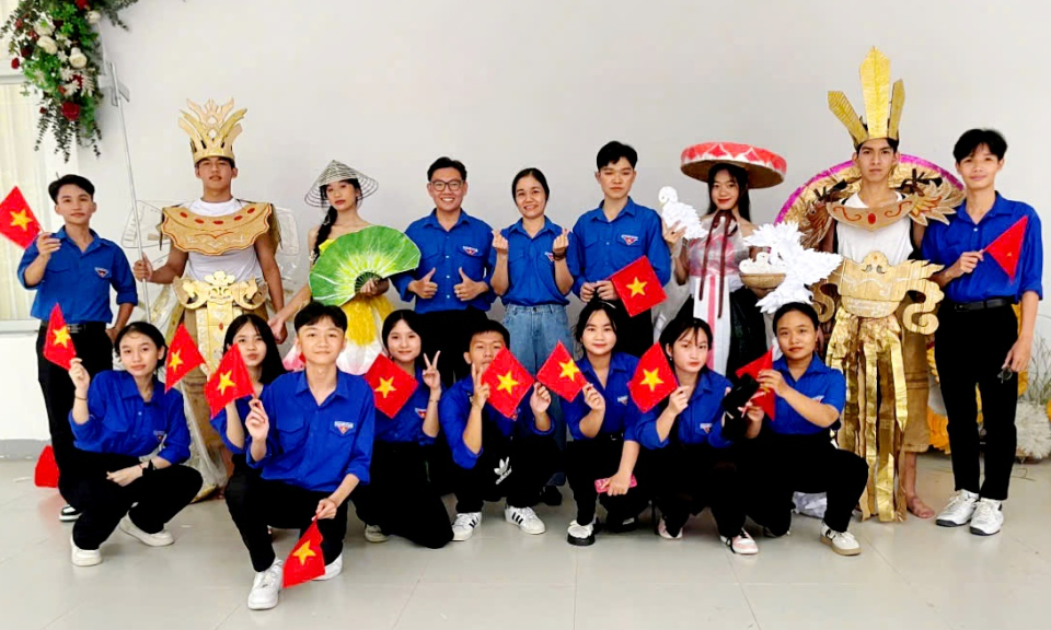 Trường Rạch Kiến ngày hội thanh niên chuyển đổi số và Hội nhập quốc tế năm 2024