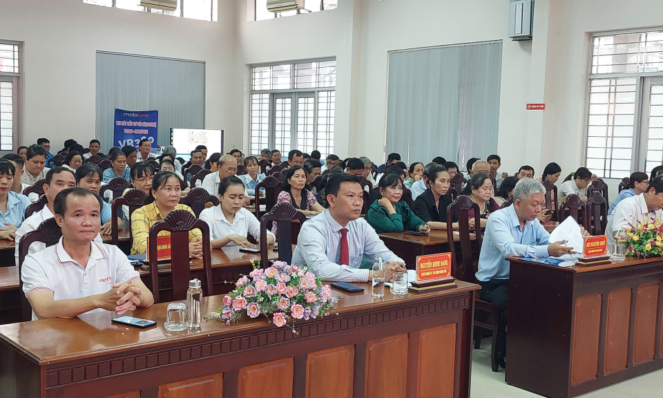 Thành phố Tân An họp mặt Tổ công nghệ số cộng 