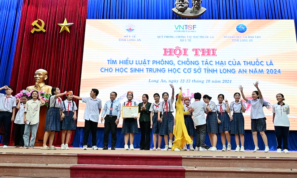 Hội thi tìm hiểu Luật phòng, chống tác hại của thuốc lá cho học sinh tại các trường trung học cơ sở