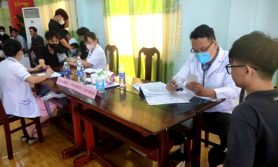 Cần Đước khám sơ tuyển sức khỏe nghĩa vụ quân sự năm 2025 