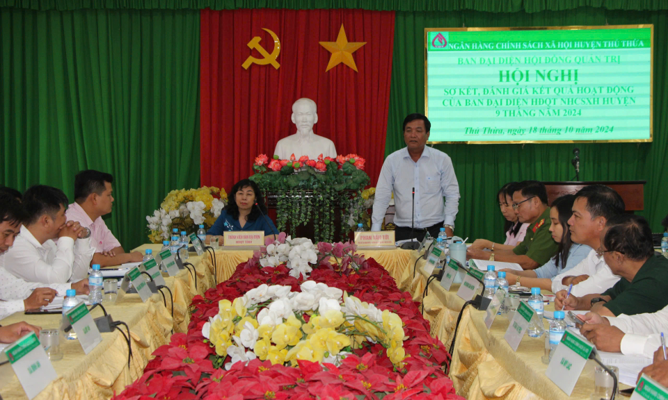  Ngân hàng Chính sách xã hội huyện Thủ Thừa kịp thời giải ngân nguồn vốn 