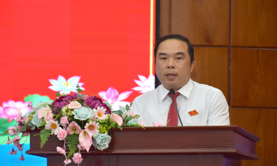 HĐND huyện Tân Thạnh tổ chức kỳ họp thứ 23 (Kỳ họp chuyên đề) 