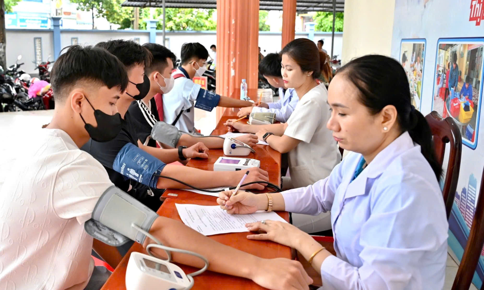  Huyện Bến Lức khám sơ tuyển nghĩa vụ quân sự năm 2025