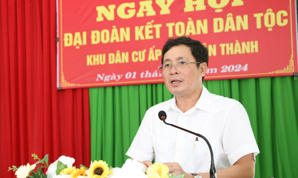 Huyện Tân Thạnh tổ chức ngày hội Đại đoàn kết dân tộc năm 2024