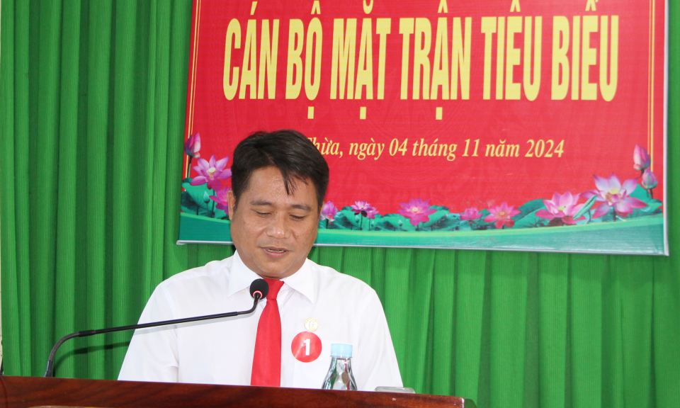 Thủ Thừa: Hội thi cán bộ Mặt trận tiêu biểu