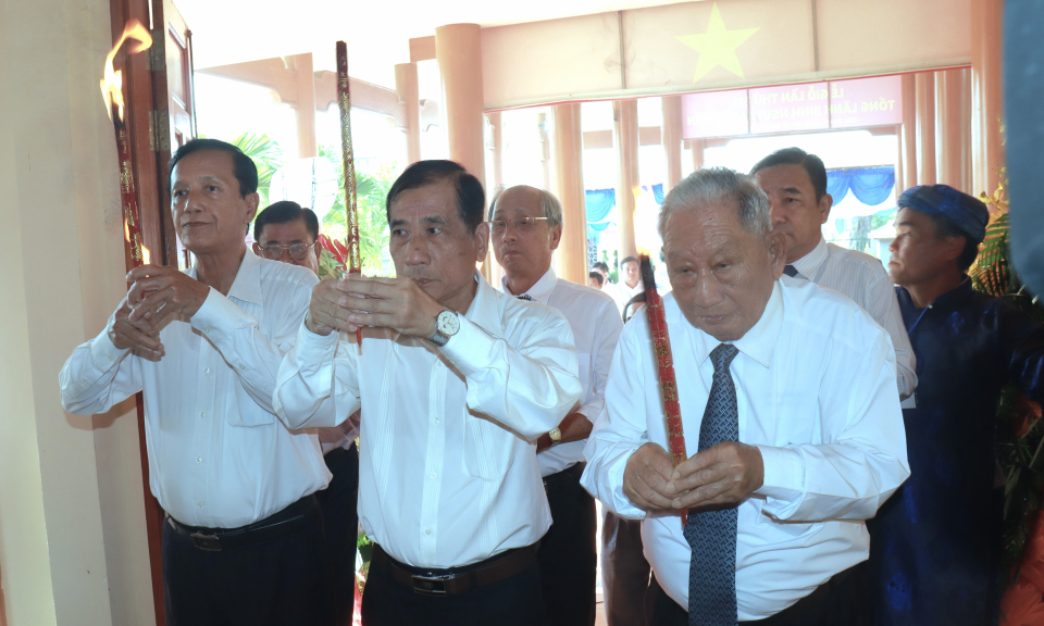 Cần Đước long trọng tổ chức lễ giỗ Tổng lãnh binh Nguyễn Văn Tiến