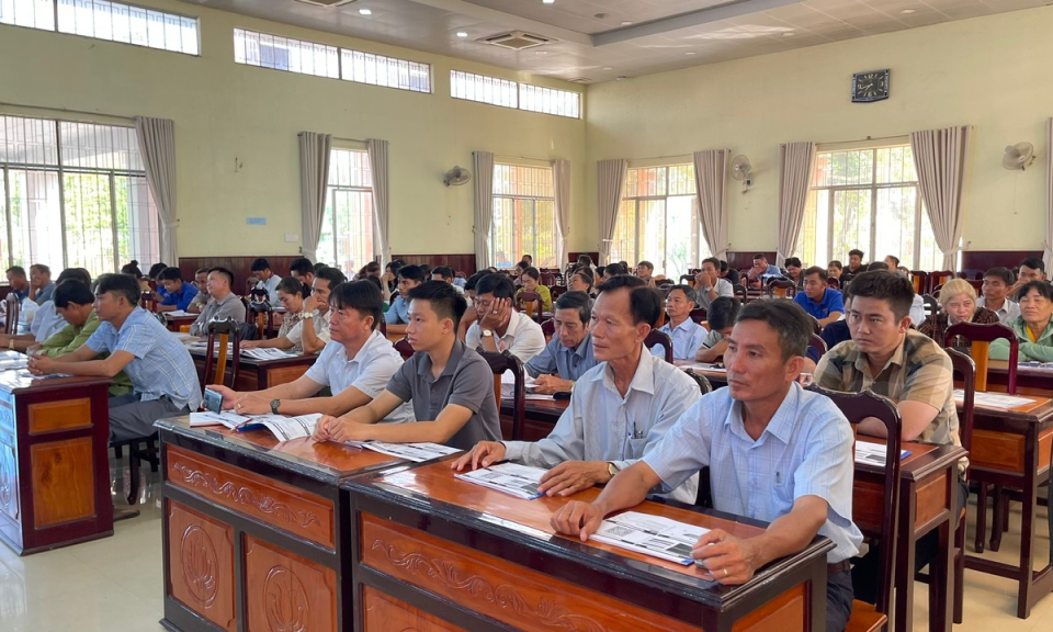 Tân Hưng tập huấn phát triển nguồn nhân lực chuyển đổi số