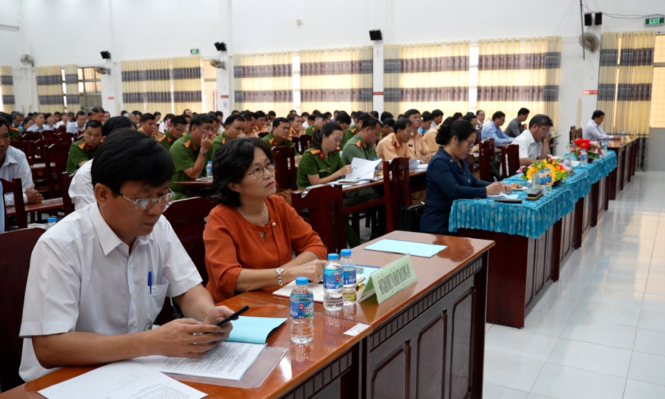 Sơ kết 1 năm thực hiện công tác phối hợp bảo đảm TTATGT cho lứa tuổi học sinh