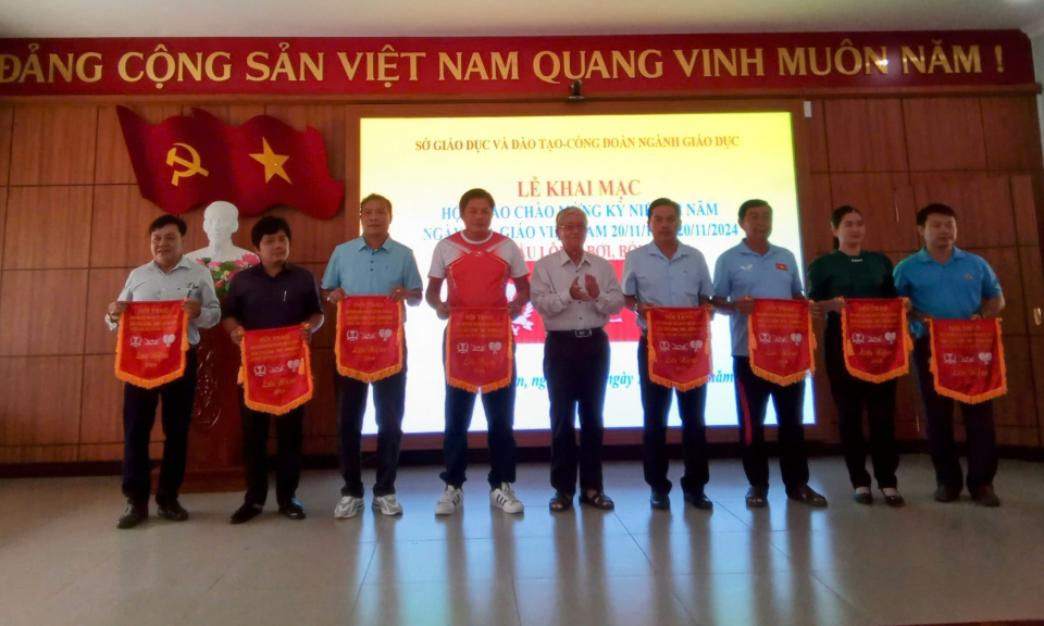 Khai mạc Hội thao ngành giáo dục
