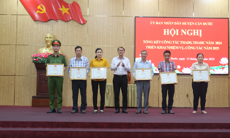 Cần Đước tổng kết công tác thi hành án dân sự, thi hành án hành chính năm 2024