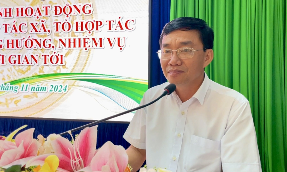 Tân Hưng đánh giá tình hình hoạt động kinh tế tập thể, hợp tác xã