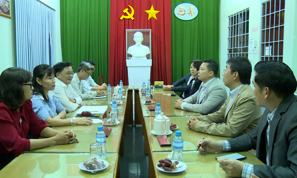 Trường Cao đẳng Y tế Long An làm việc với Viện Jamwei Nhật Bản