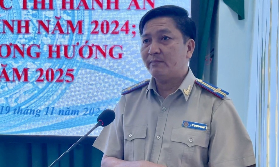 Tân Hưng tổng kết công tác thi hành án dân sự năm 2024