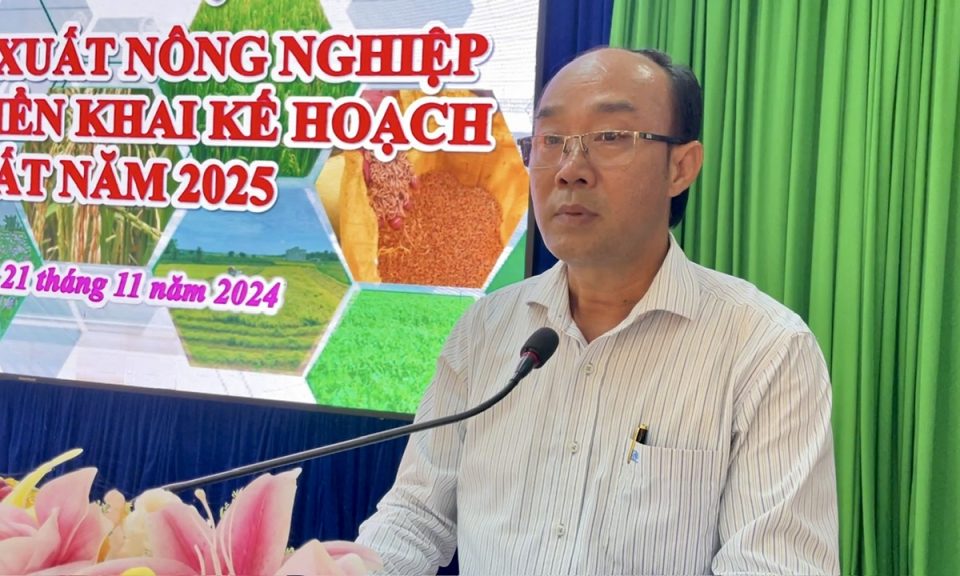 Tân Hưng tổng kết sản xuất nông nghiệp năm 2024