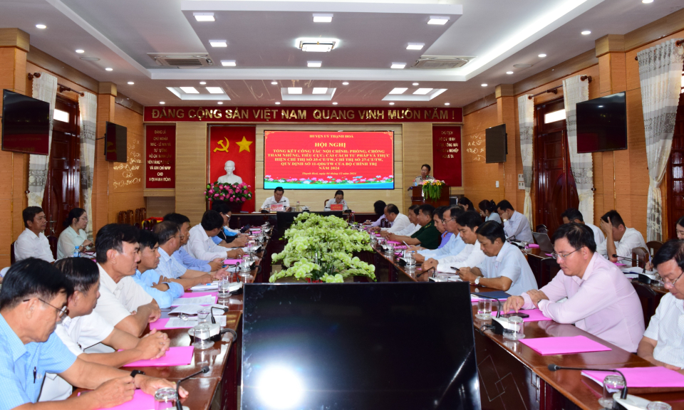 Thạnh Hóa tổng kết công tác nội chính và cải cách tư pháp 