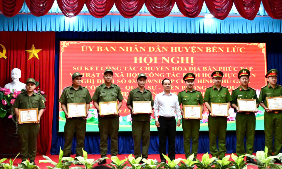 Bến Lức: tiếp tục chuyển hóa các địa bàn phức tạp về trật tự xã hội
