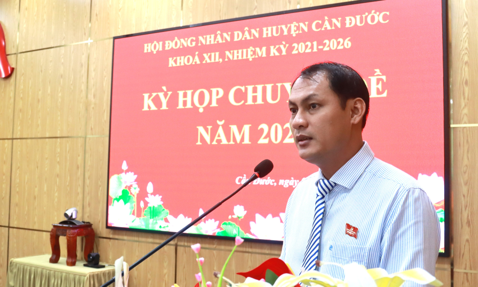 Ông Đào Hữu Tấn được bầu giữ chức vụ Chủ tịch UBND huyện Cần Đước