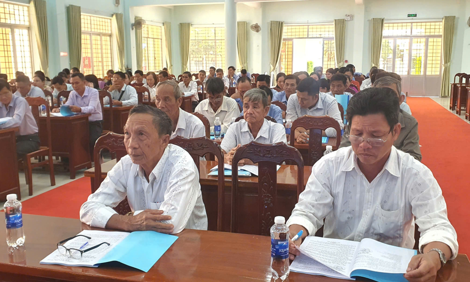 Tập huấn nâng cao công tác giảm nghèo cơ sở 3 huyện Tân Thạnh, Thạnh Hóa, Mộc Hóa