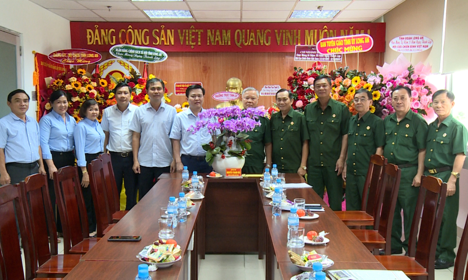 Lãnh đạo tỉnh chúc mừng Ngày thành lập Hội Cựu chiến binh Việt Nam