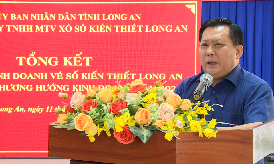 Họp Hội đồng Giám sát Xổ số kiến thiết tỉnh Long An